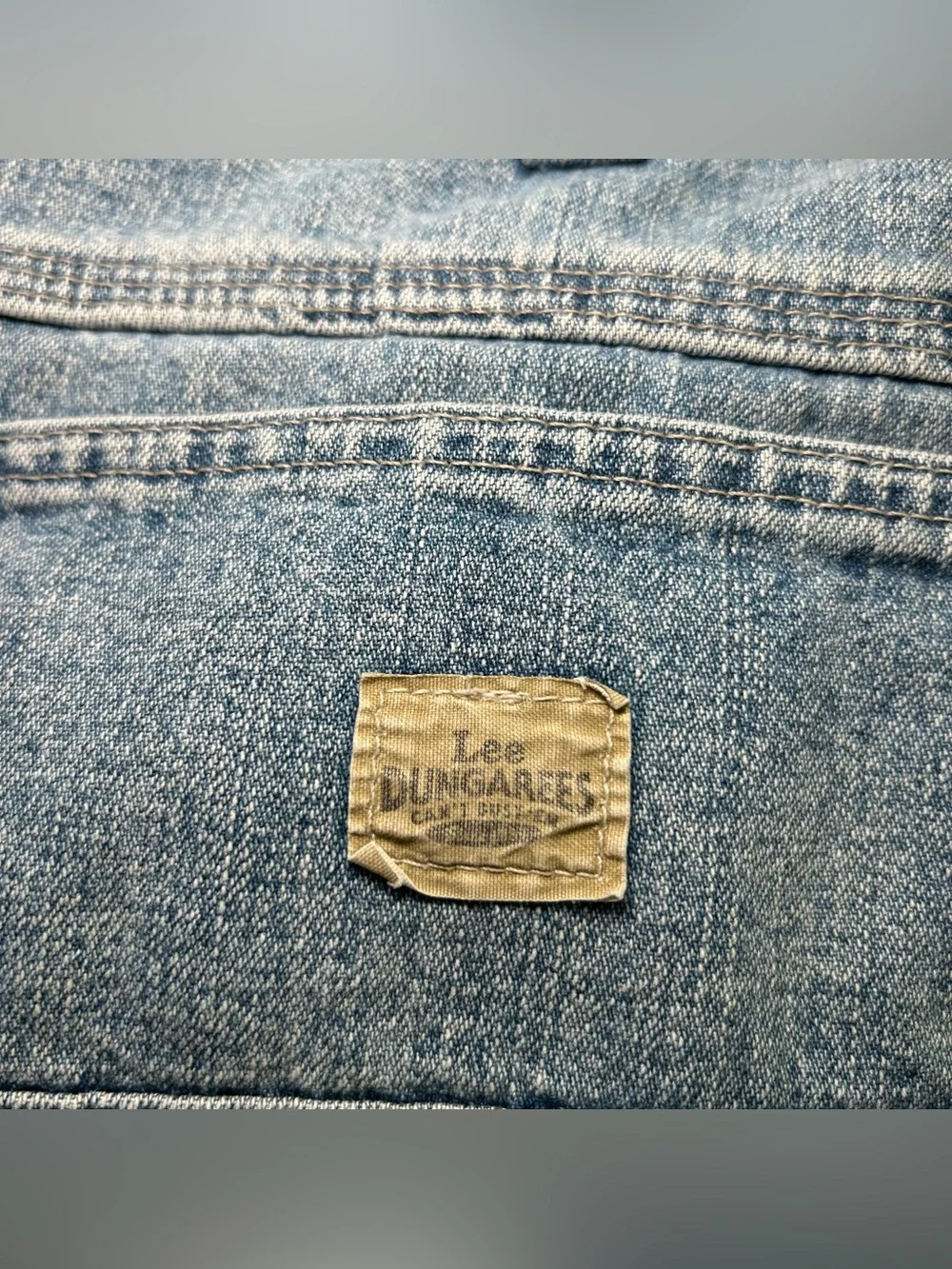 VTG 90s Lee Carpenter Shorts Men’s 34x10 Denim Dungaree Baggy Buddy Lee Approved